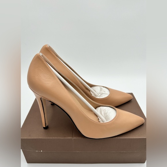 Jon Joseph - Ana Nude Leather High Heel 5” - Picture 4 of 7